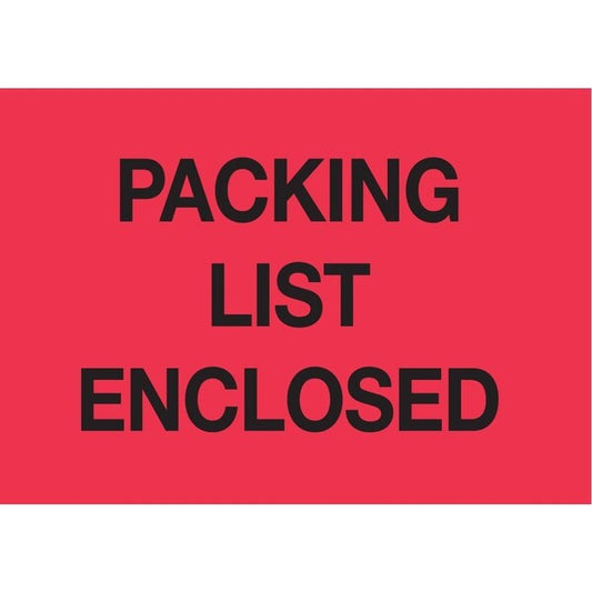 Label, DL2650, PACKAGING LIST ENCLOSED, 3" X 5"