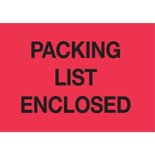 Label, DL2651, PACKAGING LIST ENCLOSED, 2" X 3"