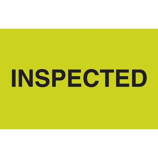 Label, DL3214, INSPECTED, 3" X 5"