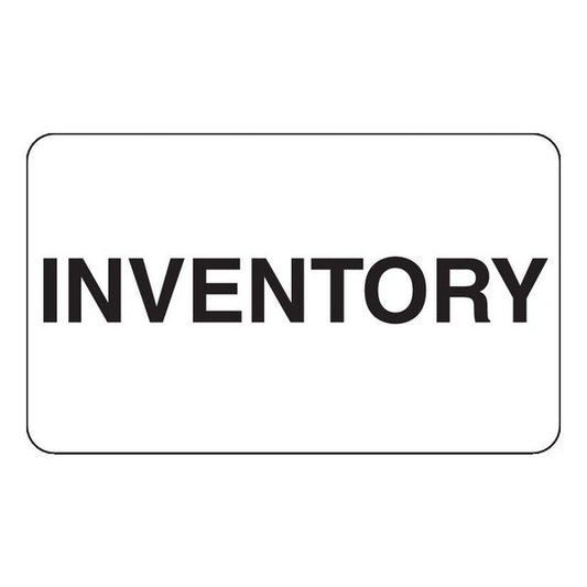 Label, DL3215, INVENTORY, 1-3/8" X 2"