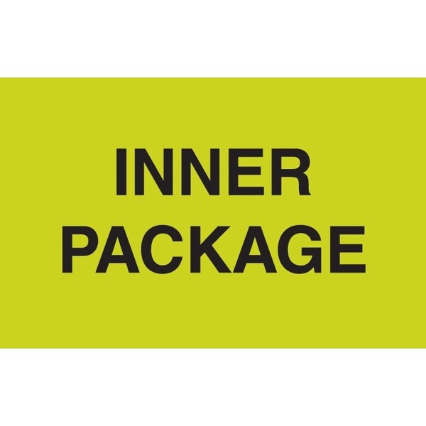 Label, DL3218, INNER PACKAGE, 3" X 5"