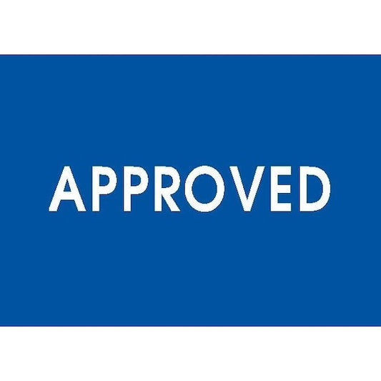Label, DL3234, APPROVED, 2" X 3"