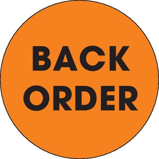 Label, DL3555, BACK ORDER, 2"