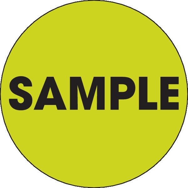 Label, DL3558, SAMPLE, 2"