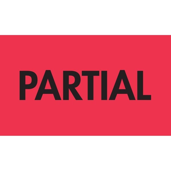 Label, DL3561, PARTIAL, 2" X 3"