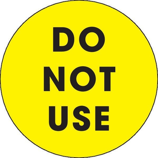 Label, DL3577, DO NOT USE, 2"