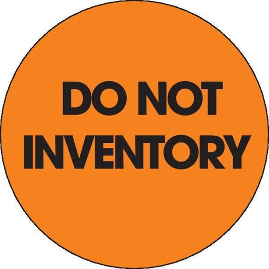 Label, DL3578, DO NOT INVENTORY, 2"