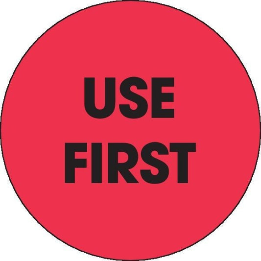 Label, DL3580, USE FIRST, 2"