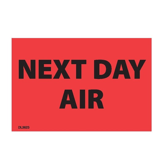 Label, DL3623, NEXT DAY AIR, 2" X 3"