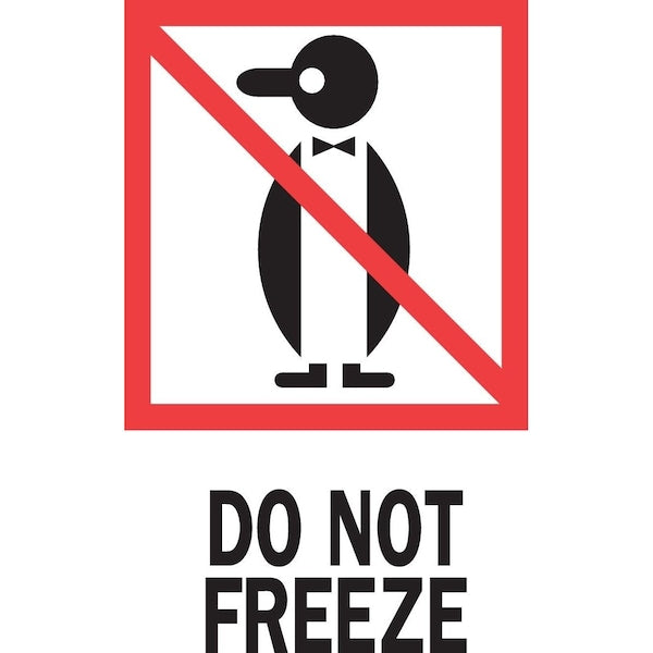 Label, DL4020, DO NOT FREEZE, 3" X 4"