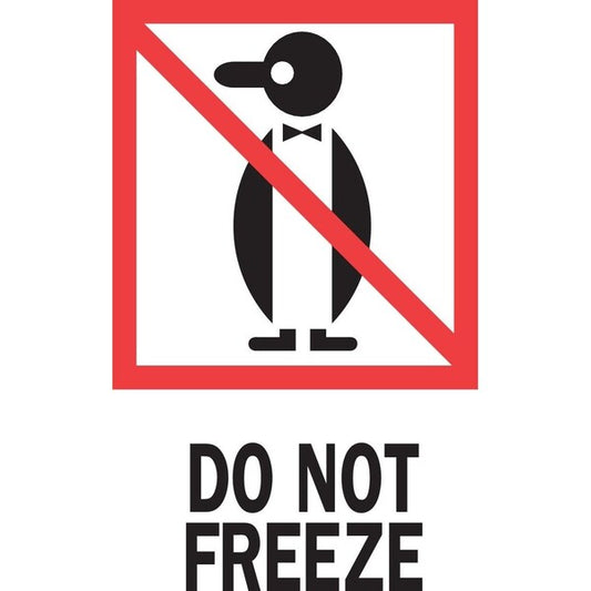 Label, DL4030, DO NOT FREEZE, 4" X 6"