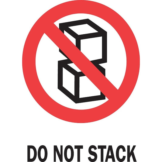 Label, DL4080, DO NOT STACK, 3" X 4"
