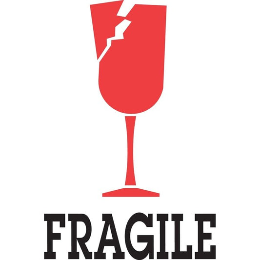 Label, DL4110, FRAGILE, 4" X 6"