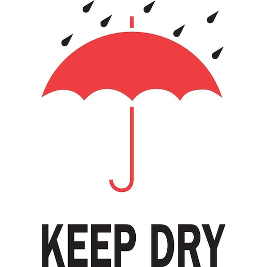 Label, DL4190, KEEP DRY, 4" X 6"