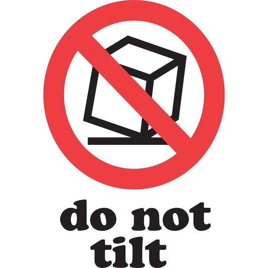 Label, DL4230, DO NOT TILT, 4" X 6"