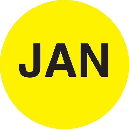 Label, DL6703, MONTHS OF YEAR - JAN, 2"