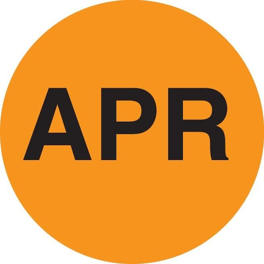 Label, DL6763, MONTHS OF YEAR - APR, 2"