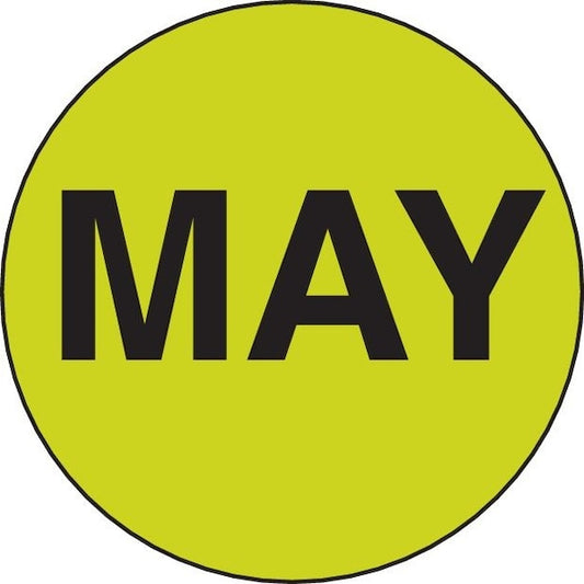 Label, DL6783, MONTHS OF YEAR - MAY, 2"
