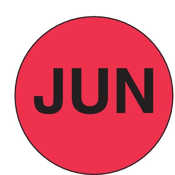 Label, DL6803, MONTHS OF YEAR - JUN, 2"