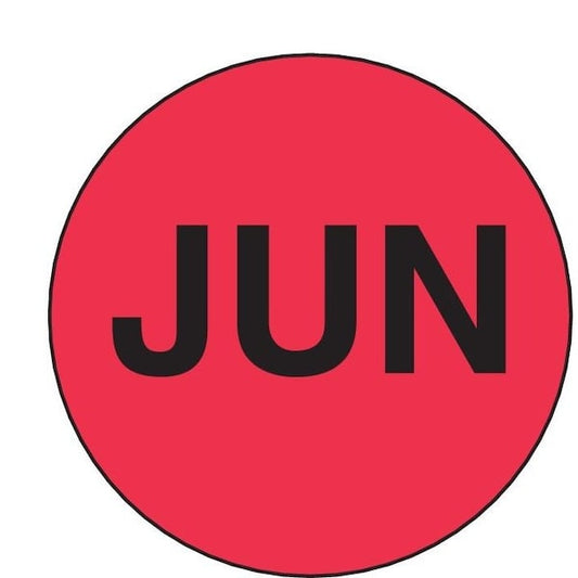 Label, DL6803, MONTHS OF YEAR - JUN, 2"