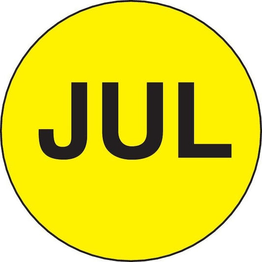 Label, DL6823, MONTHS OF YEAR - JUL, 2"