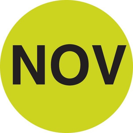 Label, DL6903, MONTHS OF YEAR - NOV, 2"
