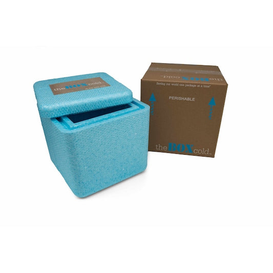 Insulated Cold Shipping Box with Foam Cooler 16.375inx 16.375in x 16in Inside Dimensions