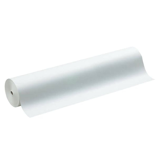 Lightweight Kraft Paper Roll, White, 48in x 1,000ft