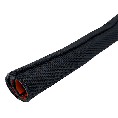 25mm Double Layer BLACK Self Closing Wrap, 100ft