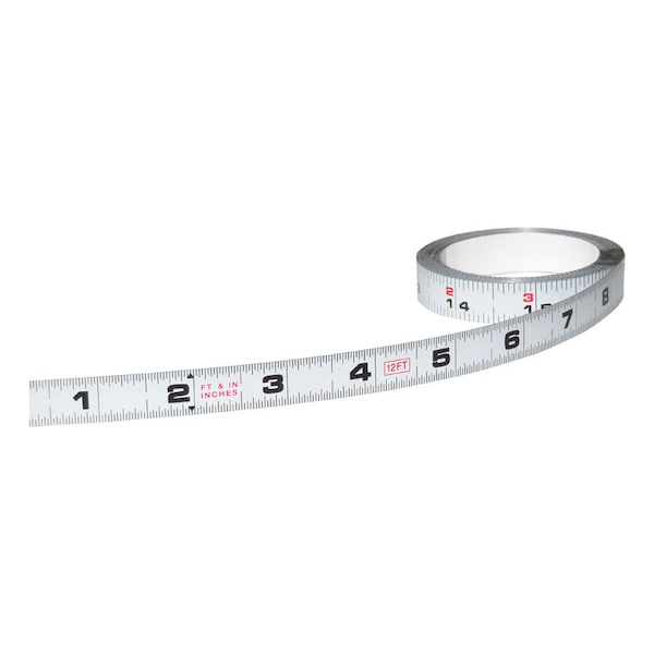 US Tape 12 ft. L X 1/2 in. W Adhesive Steel Bench Tape