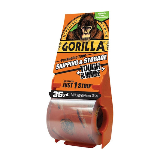 Gorilla 2.88 in. W X 35 yd L Heavy-Duty Packaging Tape with Dispenser