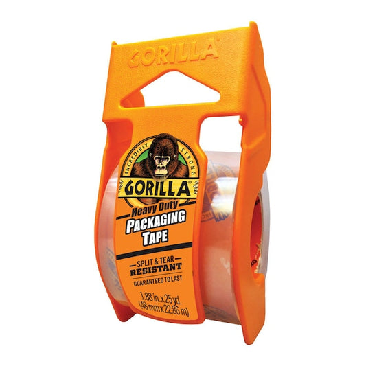 Gorilla 1.88 in. W X 25 yd L Heavy-Duty Packaging Tape with Dispenser