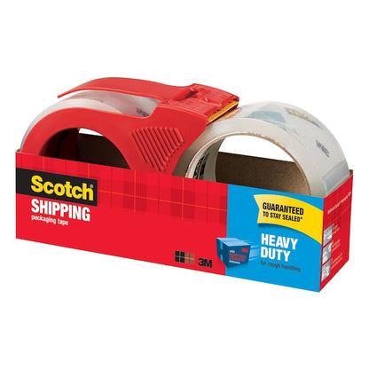 3M Scotch 1.88 in. W X 38.2 yd L Heavy-Duty Packaging Tape with Dispenser