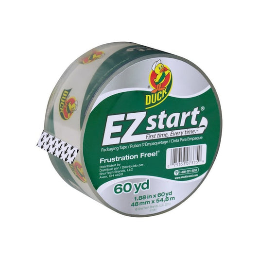 Duck EZ Start 1.88 in. W X 60 yd L Packaging Tape