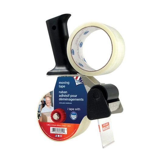 IPG 1.88 in. W X 54.6 yd L Packaging Tape with Dispenser