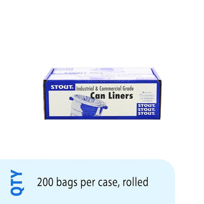 HDPE ProPerformance Coreless Bags 60 Gallon Bags Case of 200 bags, 200PK