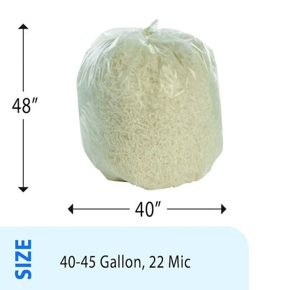 HDPE ProPerformance Coreless Bags 4045 Gallon Bags Case of 150 bags, 150PK
