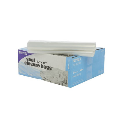 Clear Resealable Zipper Seal Storage Bags 12 x 12 Case of 500 Bags, 500PK