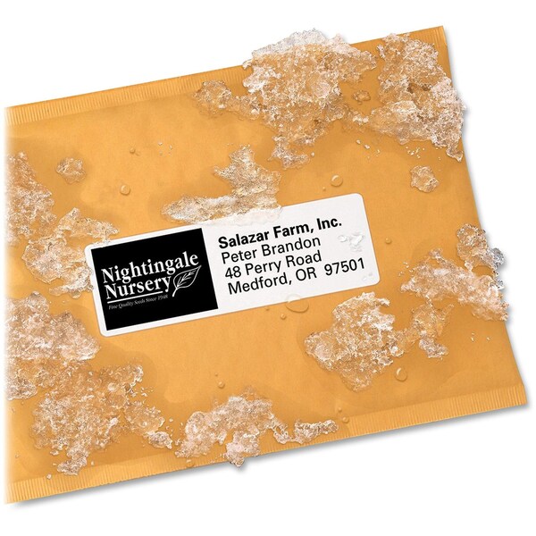 Address Labels w/TrueBlock and Sure Feed, Laser, 1.33x4, White, PK700