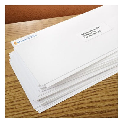 Easy Peel White Address Labels, Laser Printers, 1 x 2.63, White, PK750