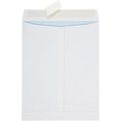 Redi-Strip Security Tinted Envelope, #13 1/2, Square, 10x13, Wt, PK100