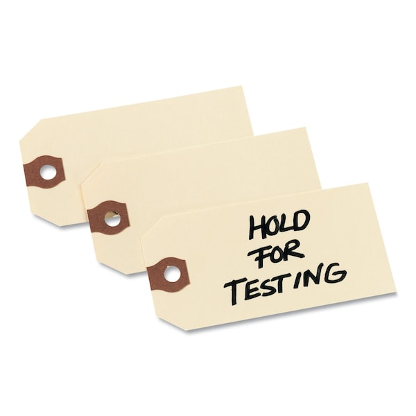 Unstrung Shipping Tags, 11.5 pt. Stock, 2.75 x 1.38, Manila, 1000PK