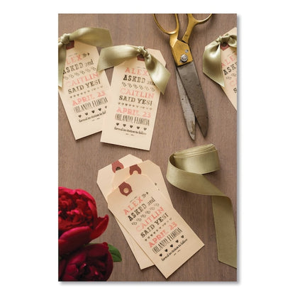 Unstrung Shipping Tags, 11.5 pt. Stock, 6.25 x 3.13, Manila, 1000PK