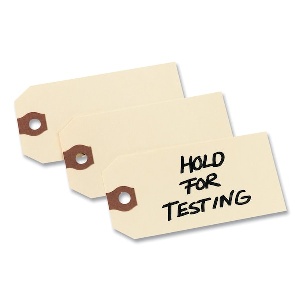 Unstrung Shipping Tags, 11.5 pt. Stock, 6.25 x 3.13, Manila, 1000PK