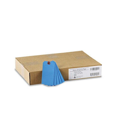 Unstrung Shipping Tags, 11.5 pt. Stock, 4.75 x 2.38, Blue, 1000PK