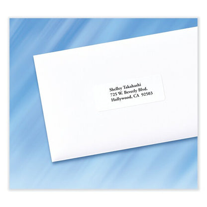 Labels, Laser Printers, 1 x 2.63, White, PK3000