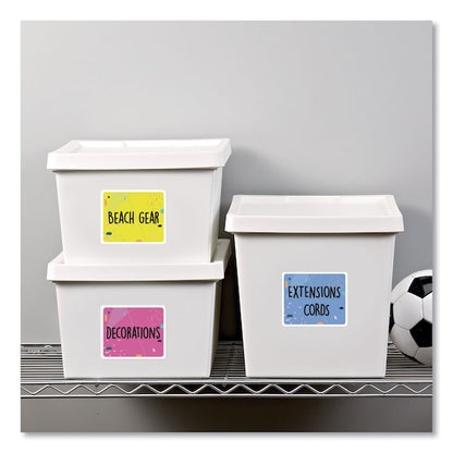 Shipping Labels w/TrueBlock Tech, Laser Printers, 3.33x4, White, PK600