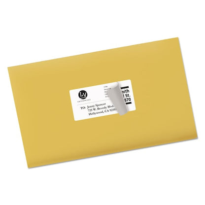 Shipping Labels w/TrueBlock, Laser Printers, 2 x 4, White, PK250