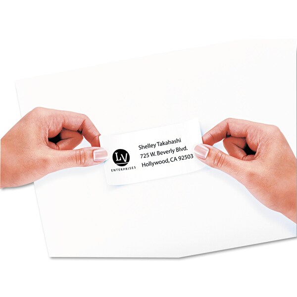 Repositionable Shipping Labels, Inkjet/Laser, 2x4, White, PK1000