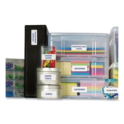 Easy Peel White Address Labels, Inkjet Printers, 1 x 4, White, PK500